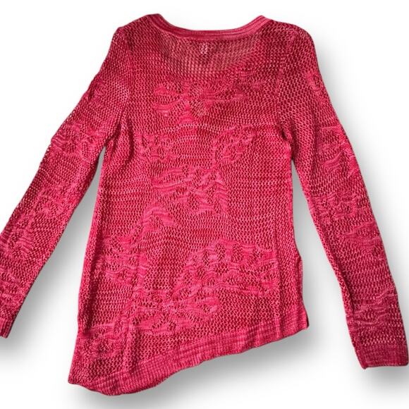 INC International Concepts Women's Small Diamond Lace Up Tie Long sleeve - Picture 6 of 14